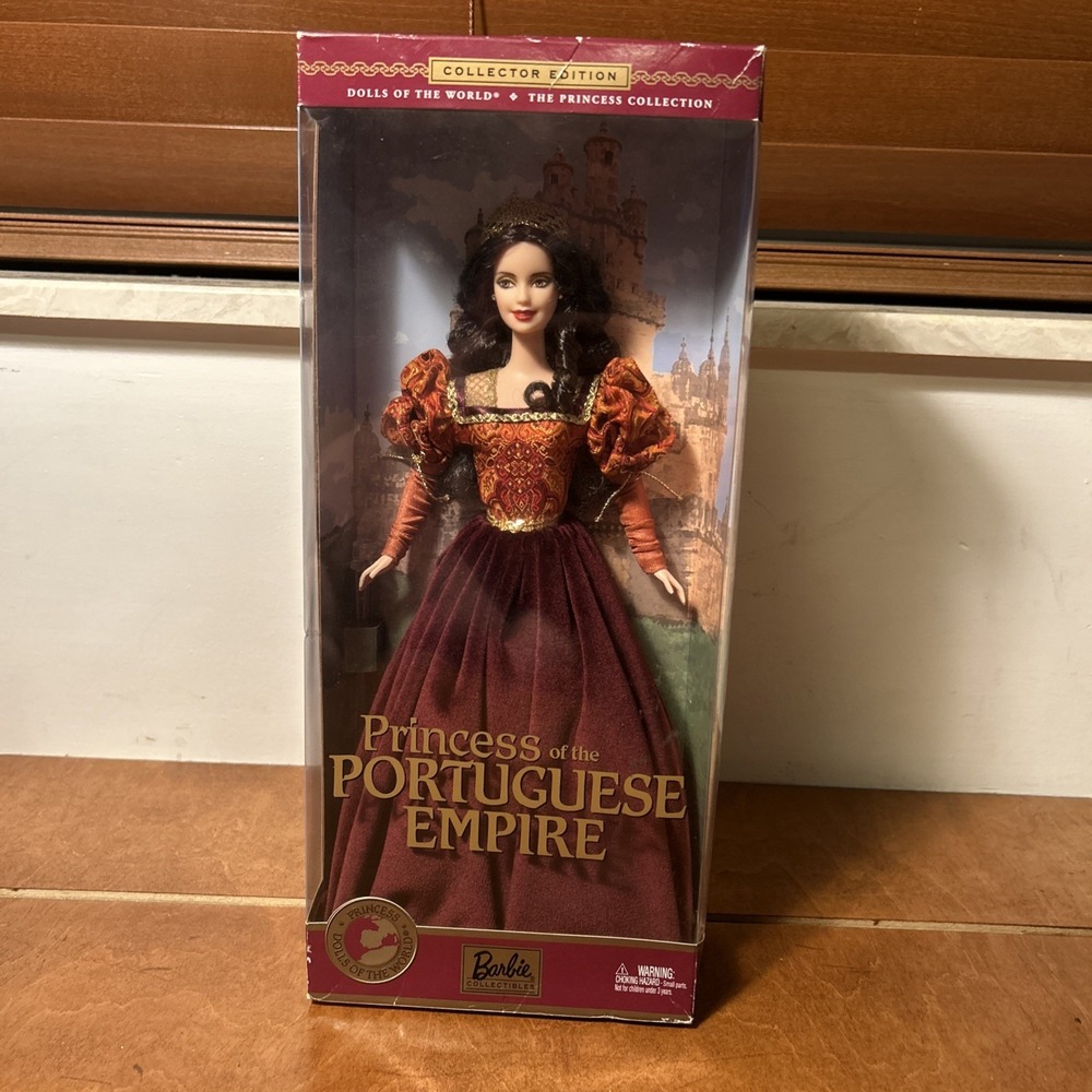 Vintage 2002 Dolls of the World Princess of the Portuguese Empire Barbie #56217
